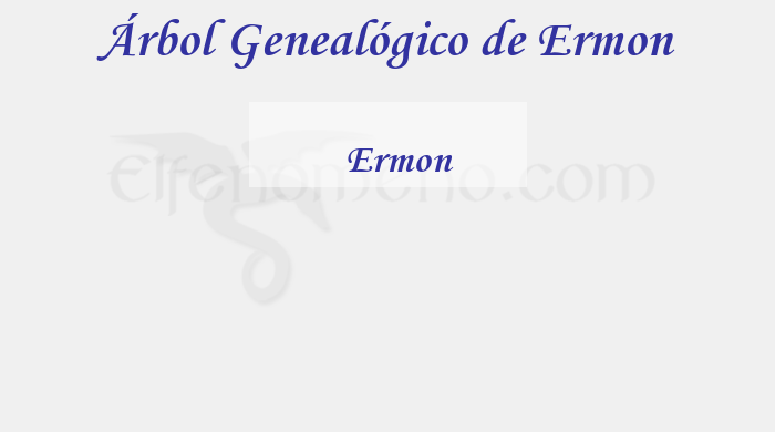 Árbol Genealógico de Ermon - Fenopaedia: la enciclopedia Tolkien de Elfenomeno.com