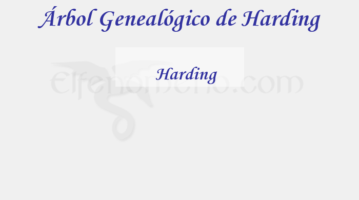 Árbol Genealógico de Harding - Fenopaedia: la enciclopedia Tolkien de Elfenomeno.com