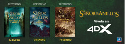 Reestreno trilogía El Señor de los Anillos de Peter Jackson en los cines Kinepolis