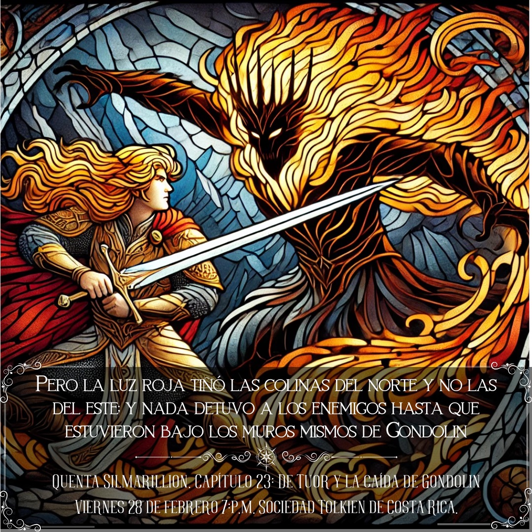 Lectura del capítulo "De Tuor y la caída de Gondolin" con la Sociedad Tolkien de Costa Rica