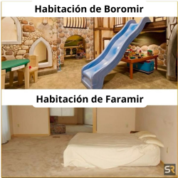 Meme: Habitación de Boromir / Habitación de Faramir