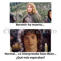 meme: Boromir ha muerto...