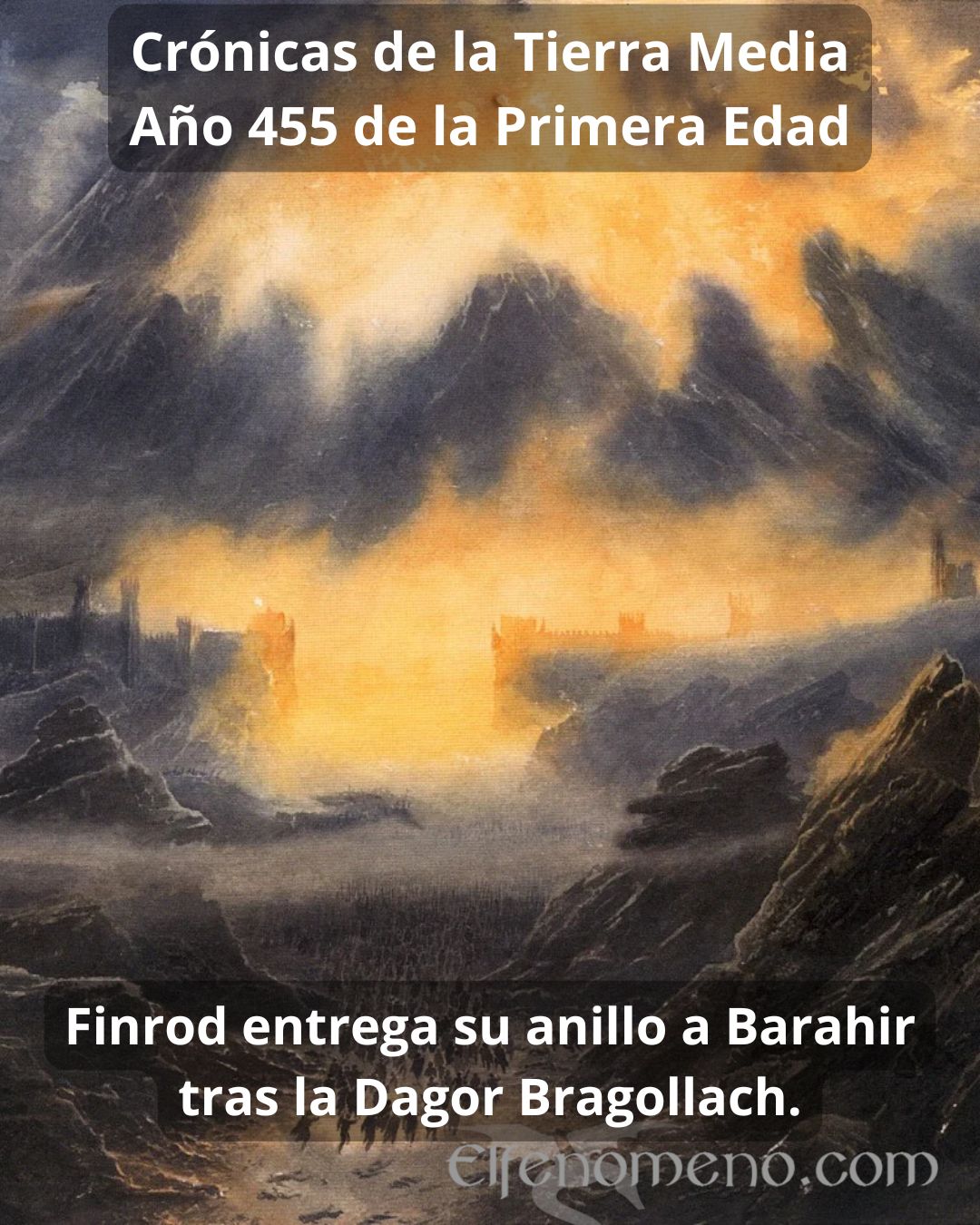 Dagor Bragollach, por Alan Lee