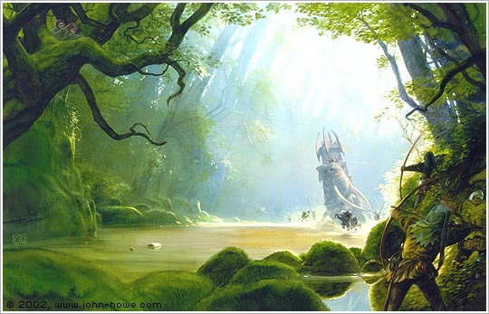 El Mûmak de Harad, de John Howe