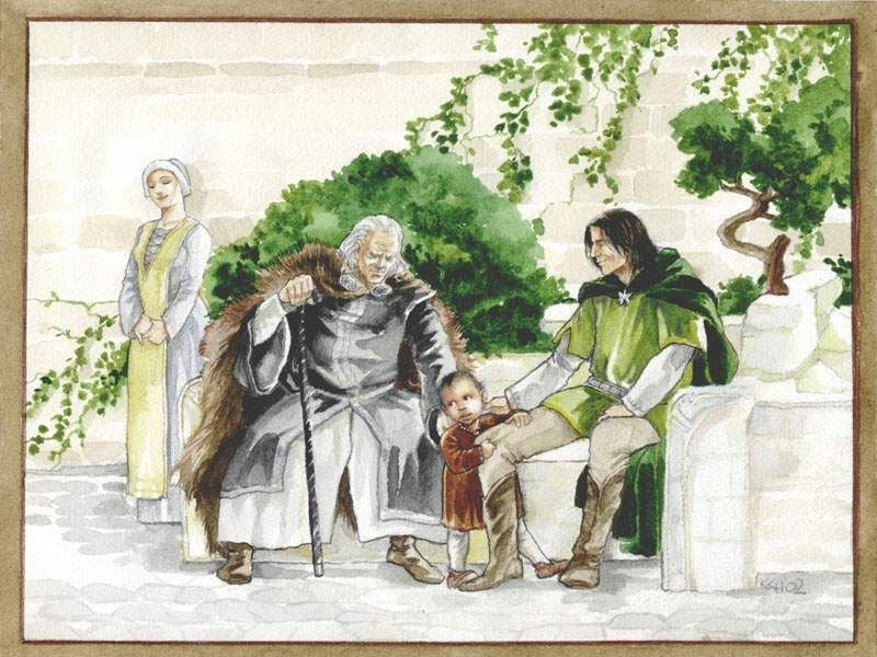 Ecthelion,Thorongil and Boromir study