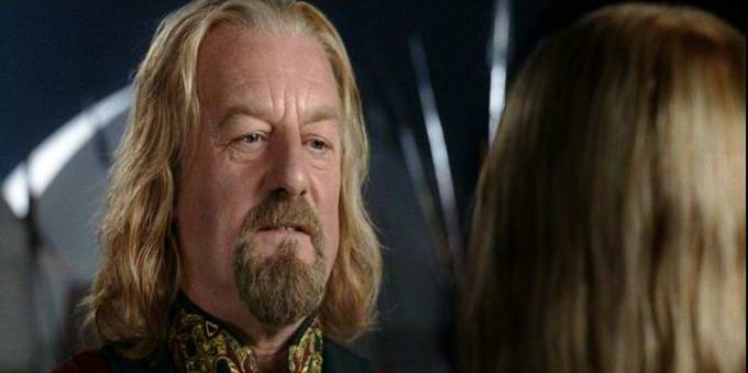 Theoden habla con Eowyn