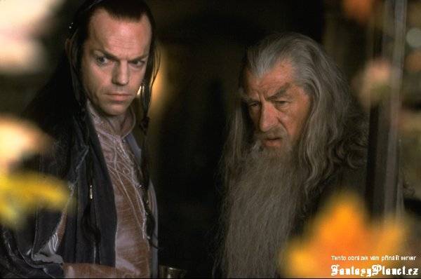 Elrond y Gandalf