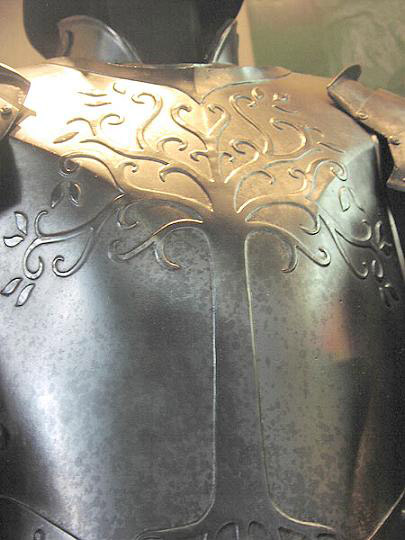 Detalle de armadura de Gondor