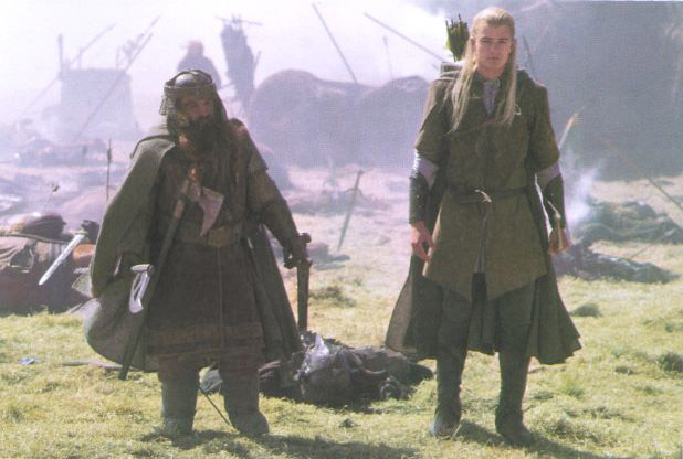 Legolas y Gimli en Pelennor