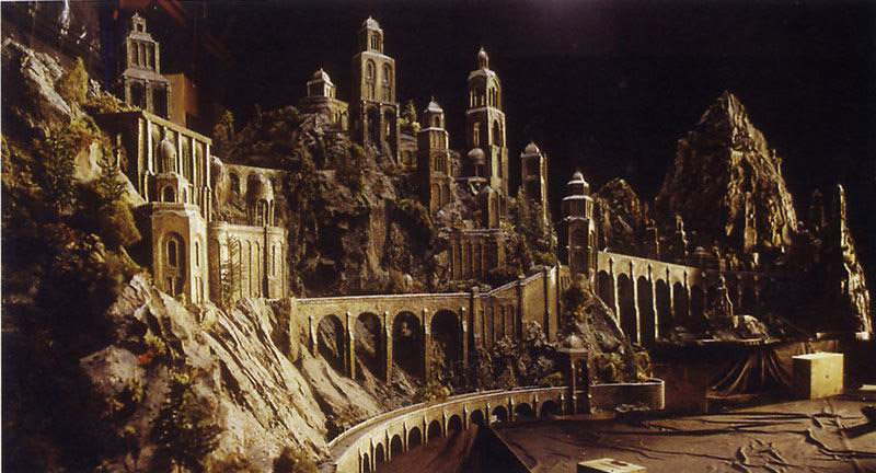 Maqueta de Minas Tirith