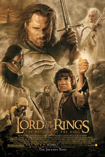 Póster cinematográfico de El Retorno del Rey