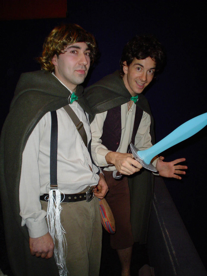 Disfraces de Sam y Frodo: Asir y Ereagan