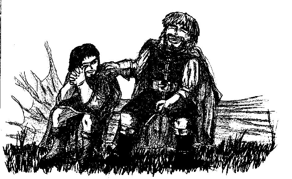 Aragorn y Boromir en Lórien: Ricard