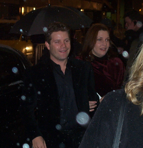 Preestreno en Nueva York de L2T: Sean Astin con su mujer