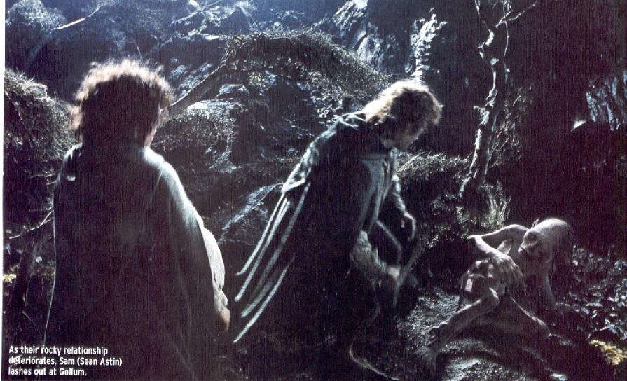 Revista Empire: Sam, Gollum y Frodo