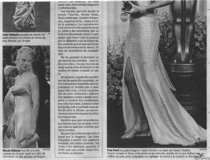 Los Oscars 2004 en la Prensa española: ABC