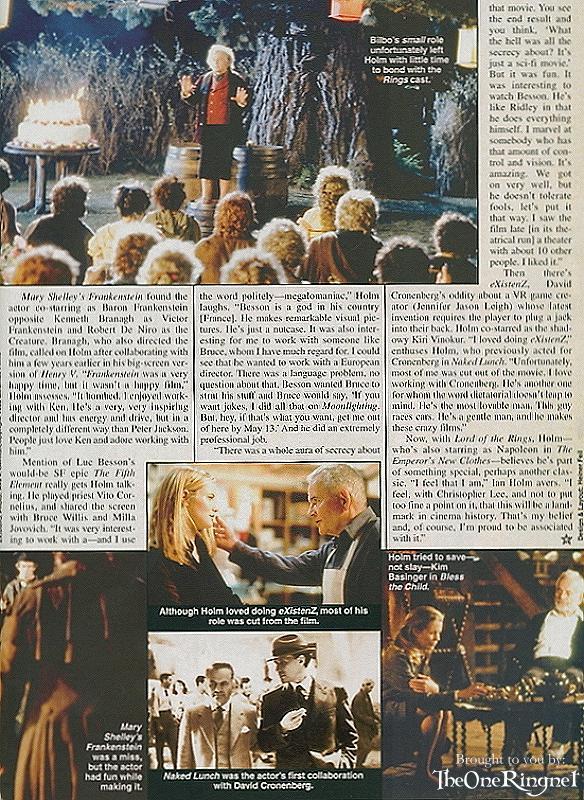 Revista Starlog: reportaje sobre Ian Holm (4/7)