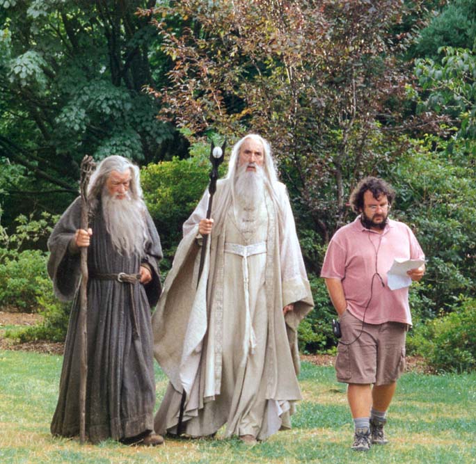 Saruman y Gandalf...  y Peter Jackson